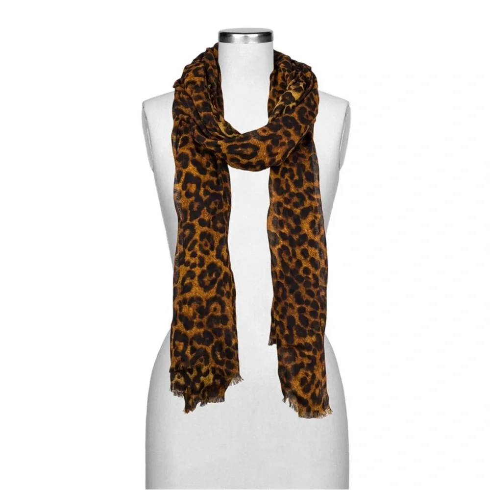 NWOT PATRICIA NASH Leopard Print Scarf